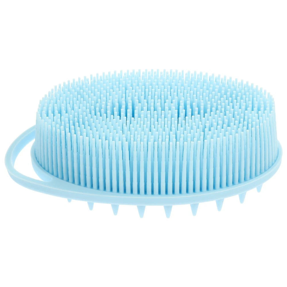 Bath Child Shower Scrubber Soft Double-sided Silicone Cleaning