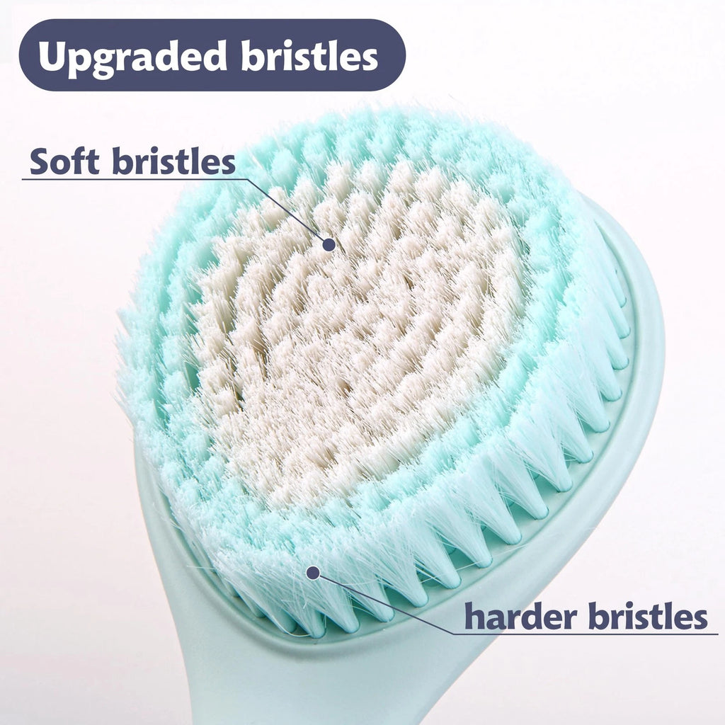 BEDELITE Back Scrubber for Shower - Long Handle Bath Brush (16.4 inches) with...