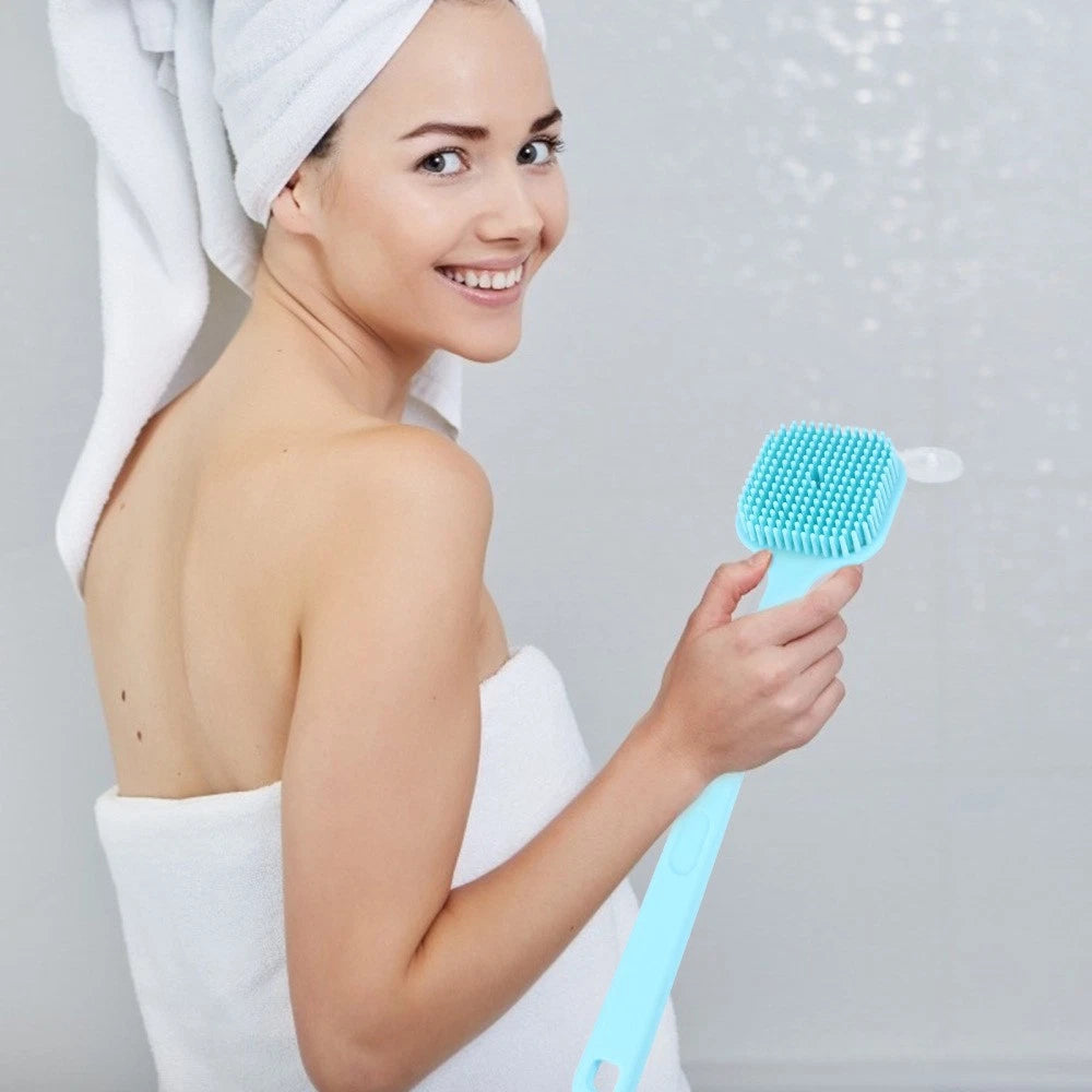 2 PCS Bath Brush Exfoliating Body Scrub Skin Exfoliator Scrubber Man