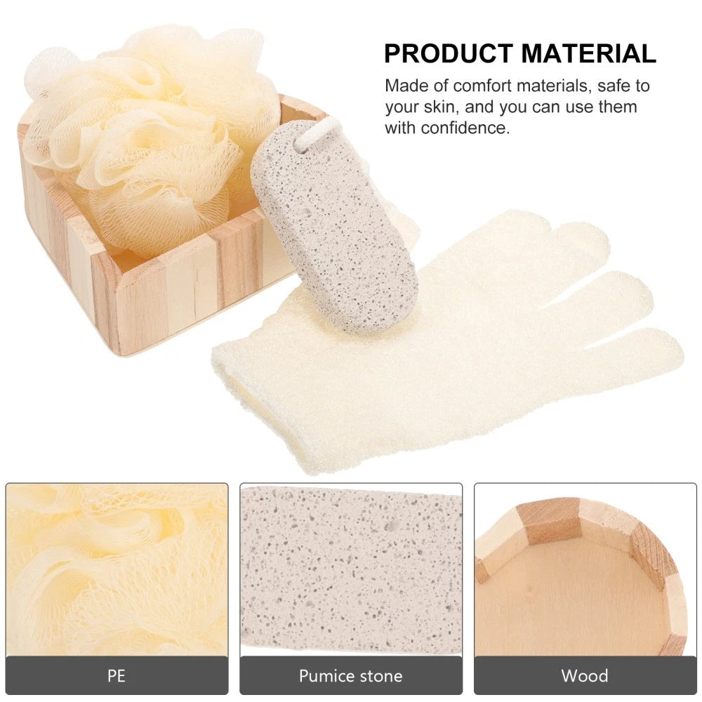 Heart-shaped Bath Brush Skin Scrubber Exfoliator Back for Shower