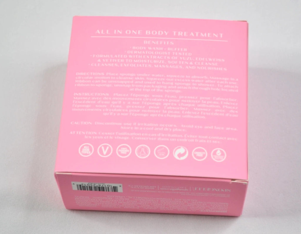 Spongelle SWEET ORCHID Infused Bath Shower Body Sponge Buffer 3.5 Oz