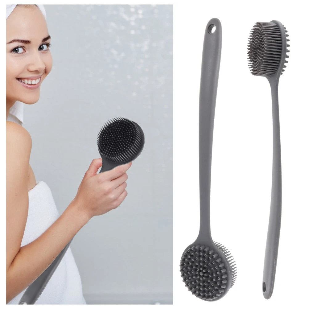 Bath Brush Silicone Exfoliator Man Elderly Body Scrubber Brushes Shower