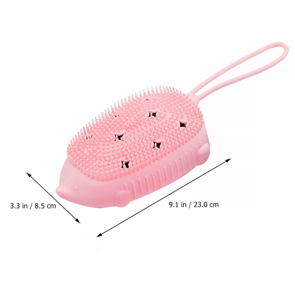 Bath Brush Scrubber Body Baby Child Double Sided Shower Portable