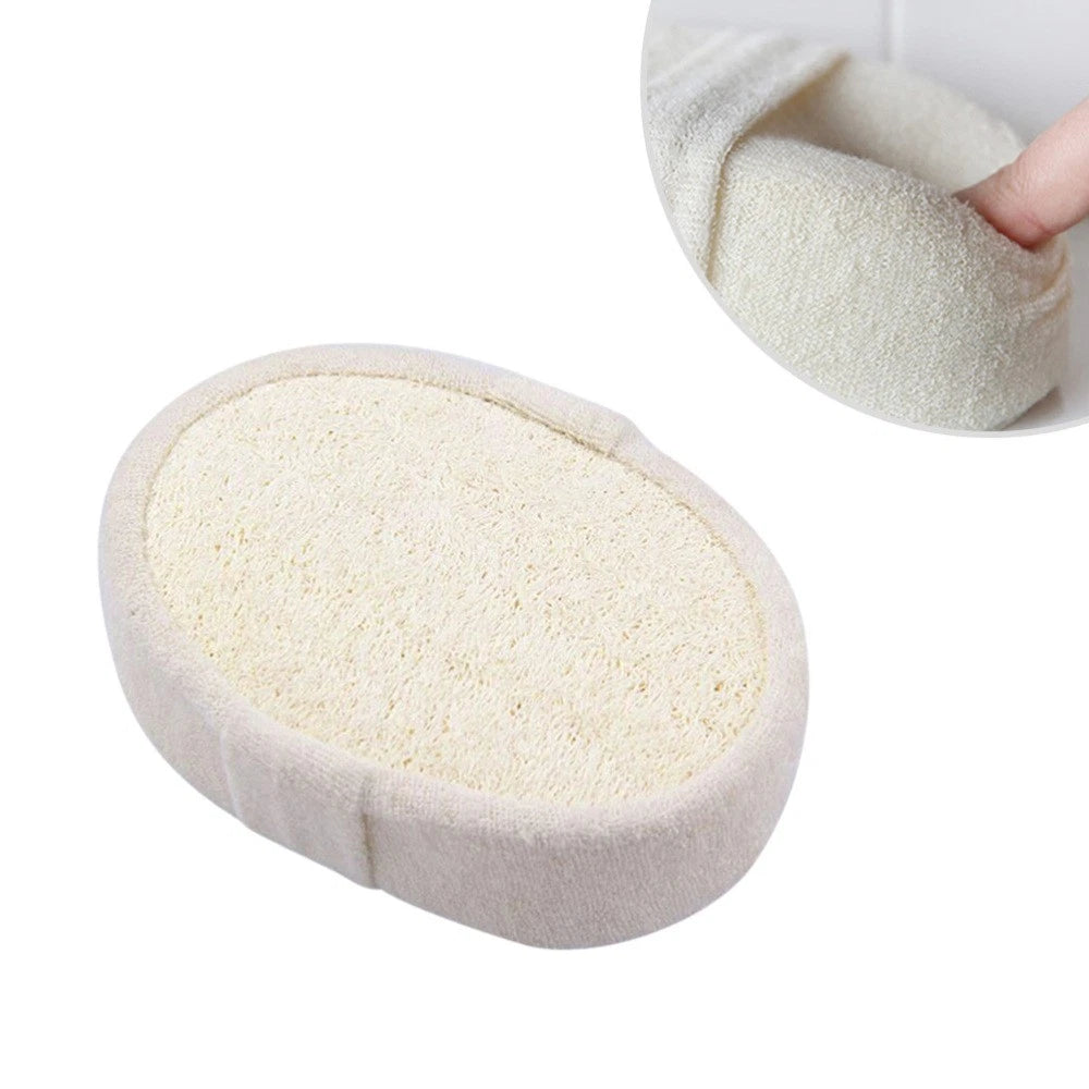 3pcs Loofah Bath Brush Exfoliator Body Scrubber Natural for