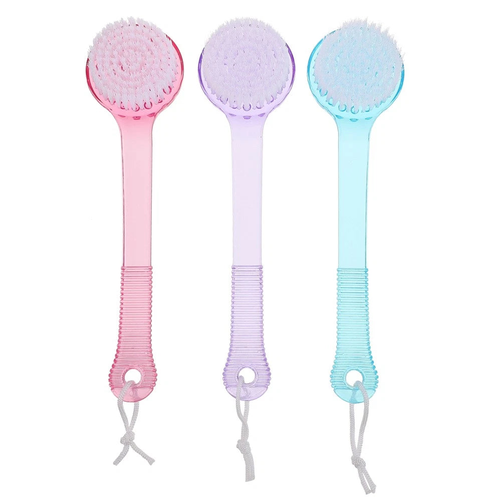 3 Pcs Bath Brush Multi-functional Exfoliating Bathroom Scrubbing