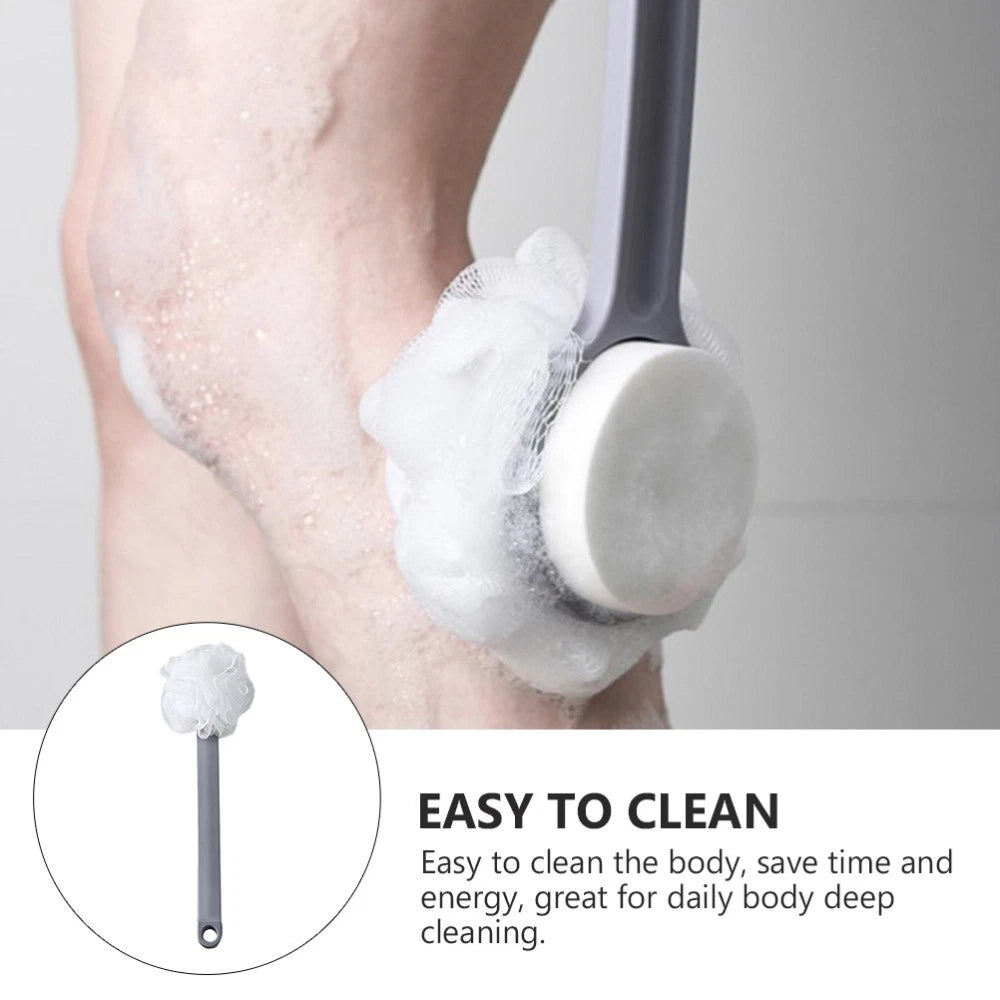 Long Handle Bath Brush Body Exfoliator Scrubber Handled Shower for