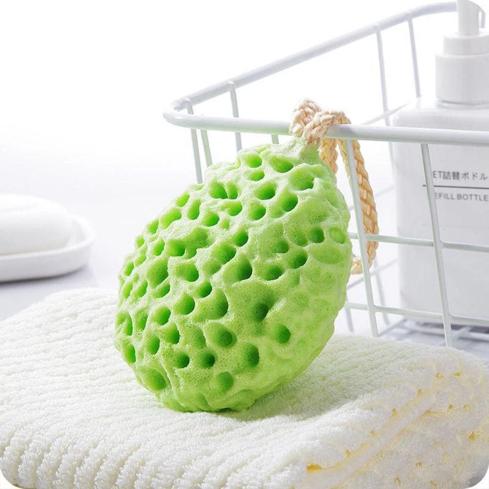 Soft Massage Brush Honeycomb Shower Puff Portable Sponge Bath Ball  Baby