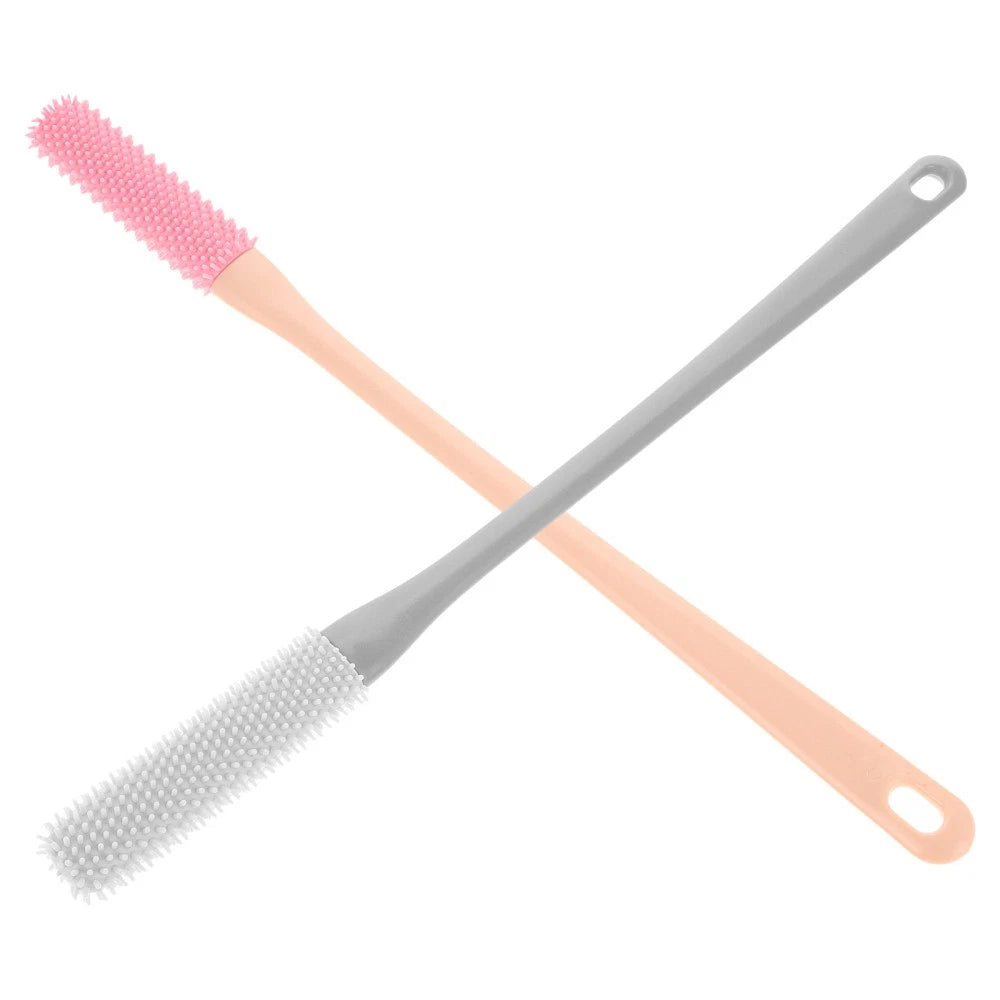 2Pcs Multi-functional Handle Toe Scrubber Brush for Shower Foot Cleaning