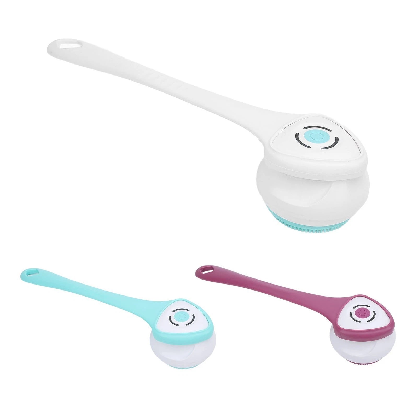 Electric Body Brush Multifunctional Long Handle Shower Brush Water Resistant