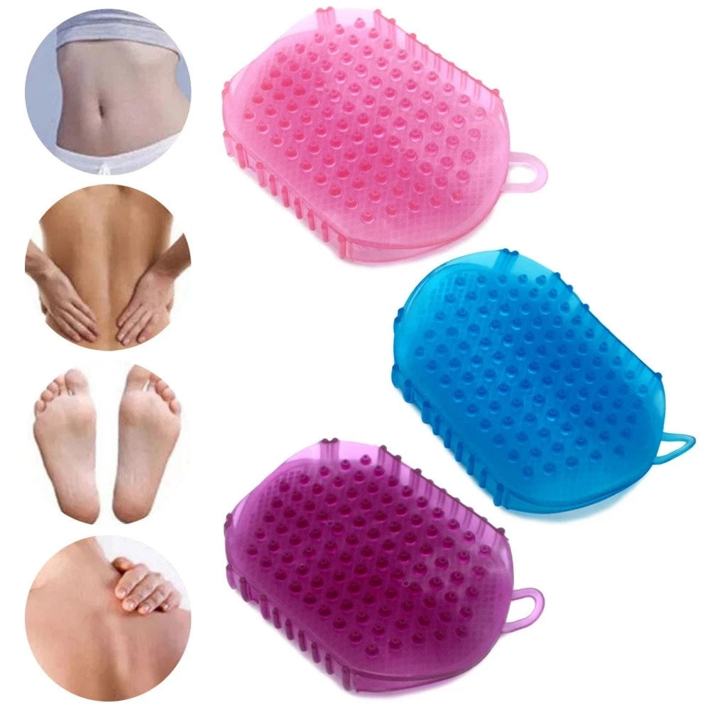 Massage Brush Bath Anti Cellulite Body Massager Silicon Brush Glove Scrub Shower