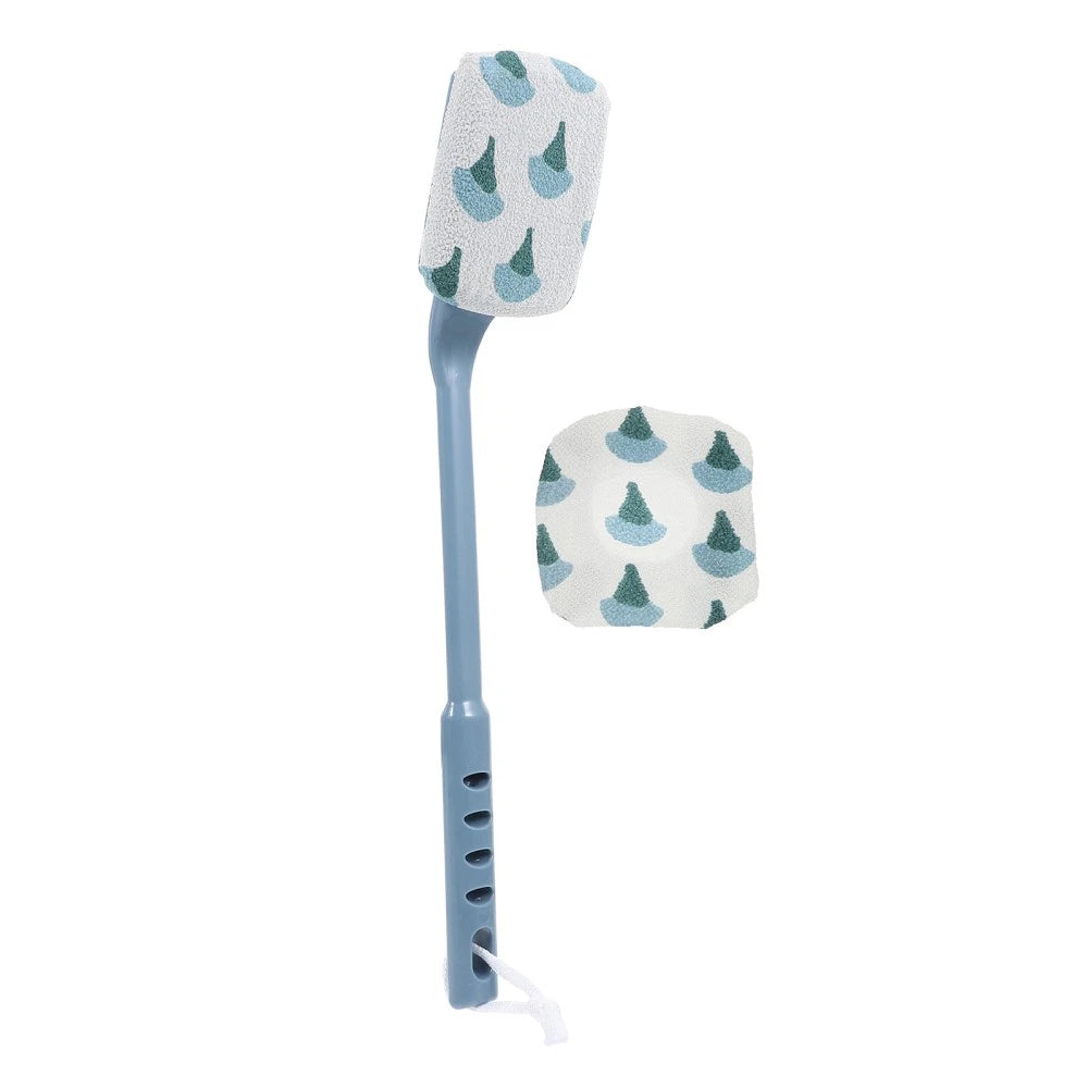 3 pcs Household Bath Brush Practical Shower Brush Back Cleaning Brush for