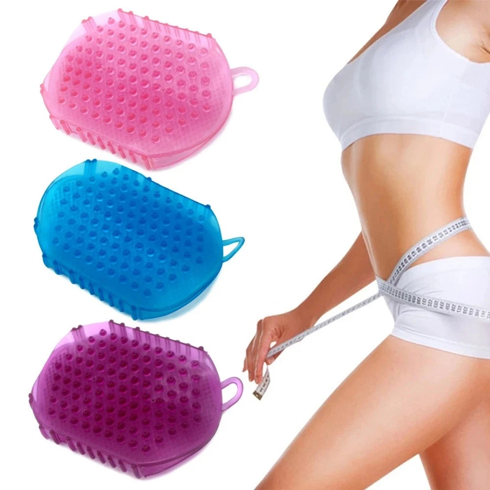 Massage Brush Bath Anti Cellulite Body Massager Silicon Brush Glove Scrub Shower