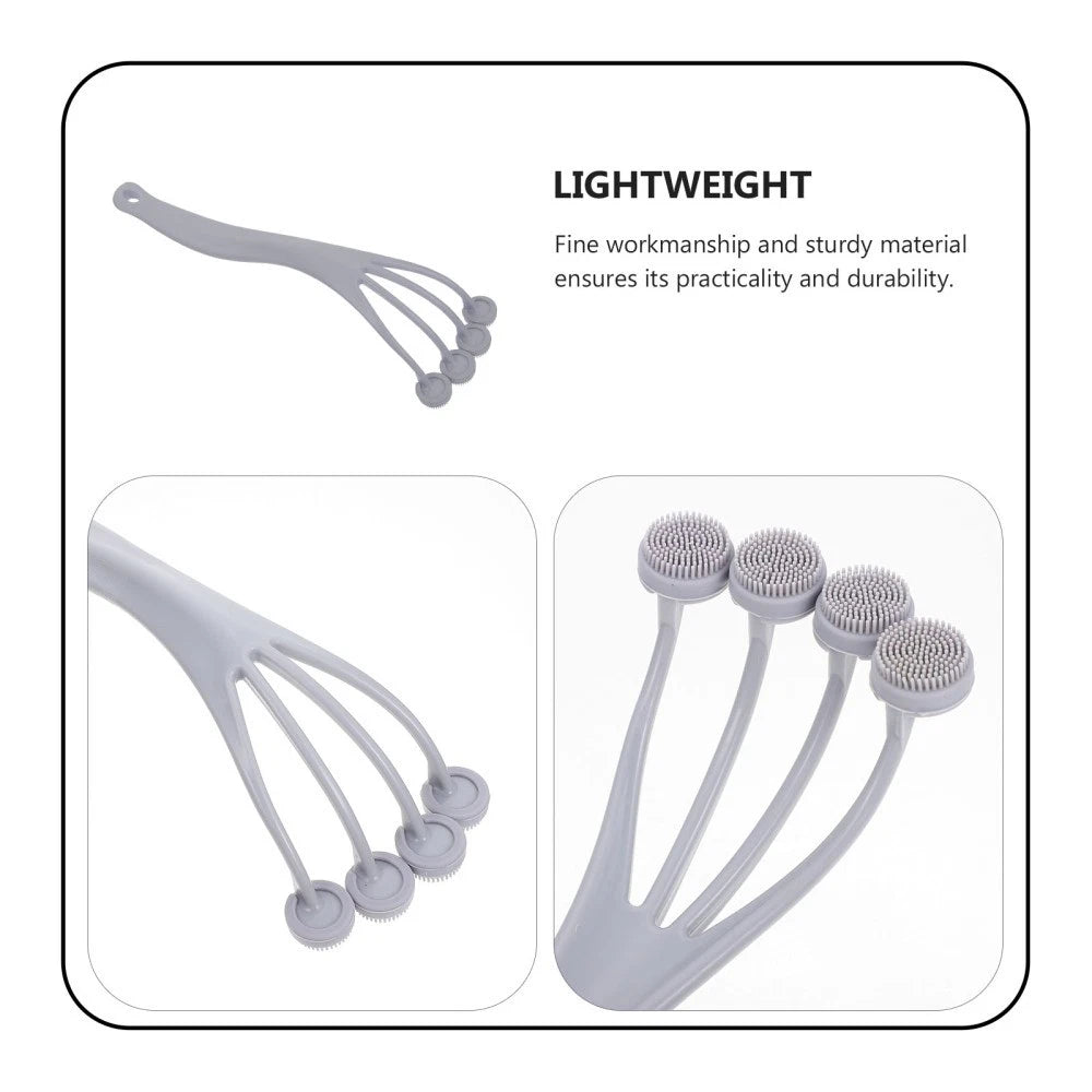 2 Pack Exfoliating Bath Brush Body Brushes for Shower Back Scrubber Men