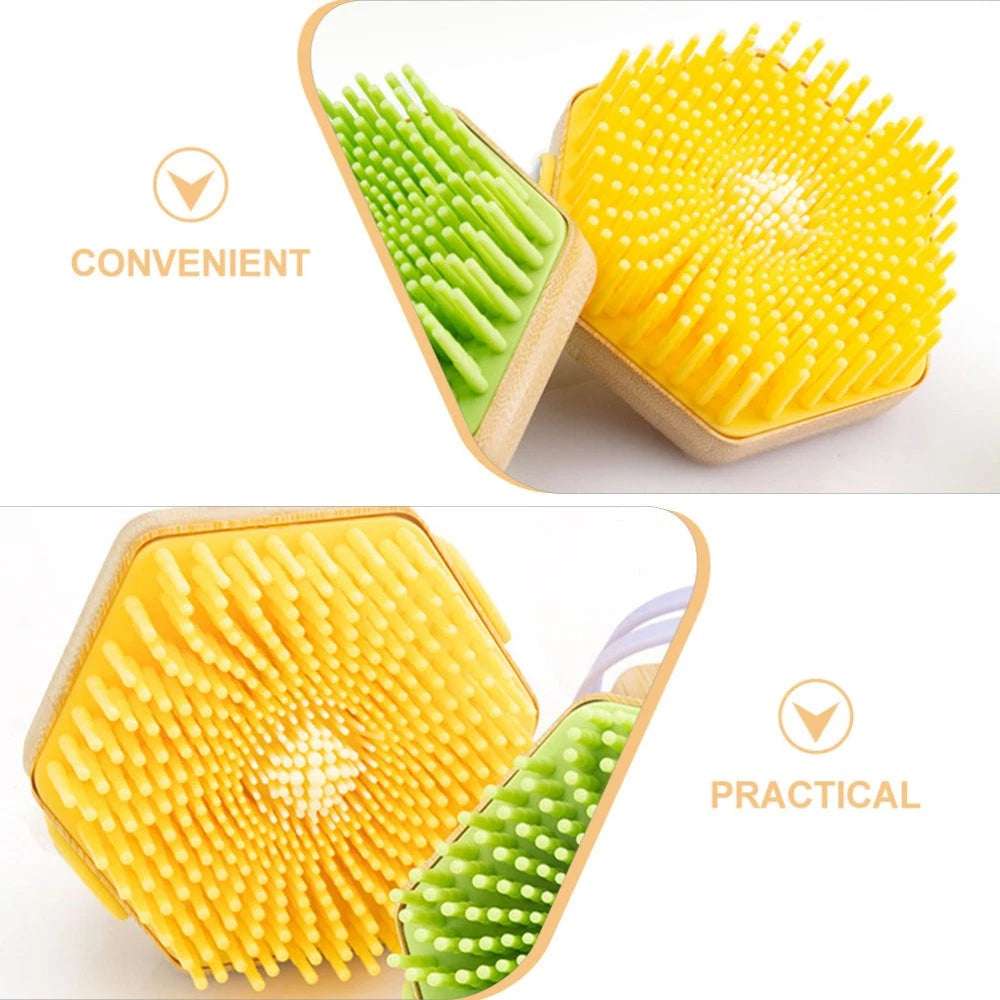 Silicone Bath Brush Brushes for Shower Bathing and Scrubbing Tools