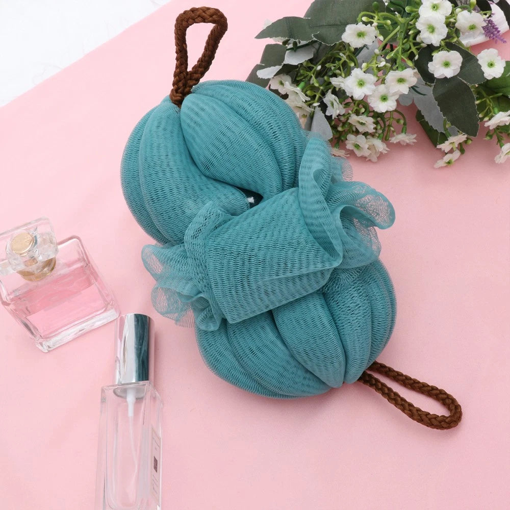 1Pc Rub Bath Towel Bath Flower Tensile Rub Bath Flower Bath Brush Bath Scrubber