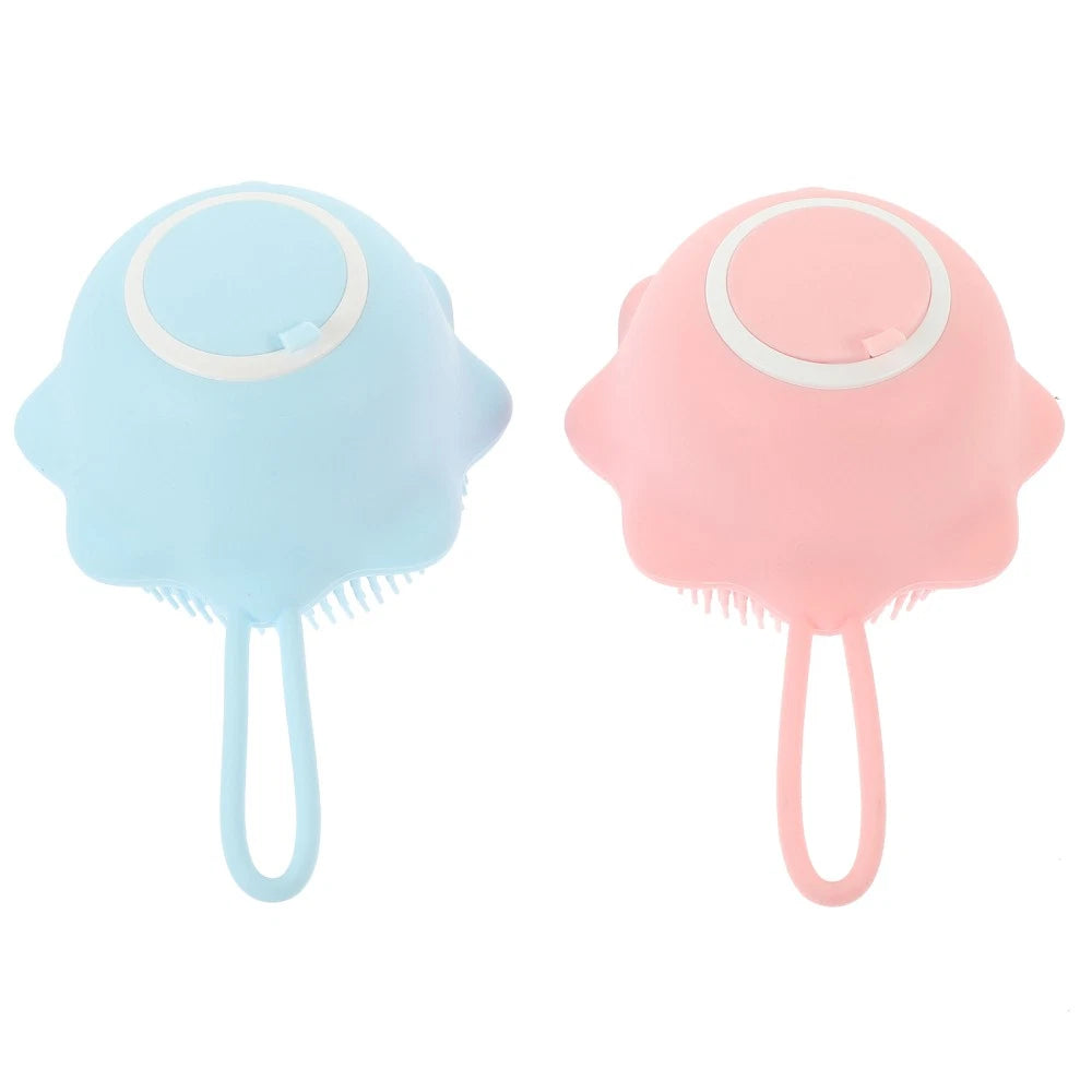 2 Pcs Bath Brush Multi-functional Exfoliating Baby Child Scrubber