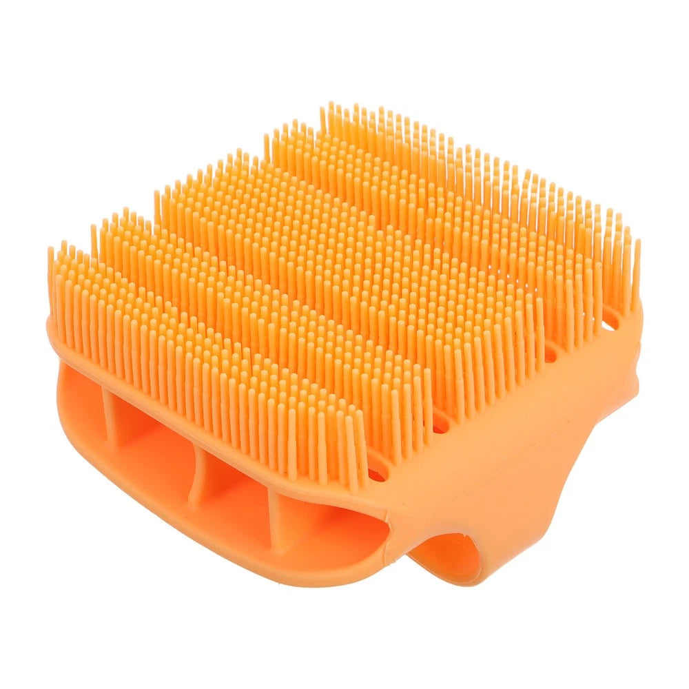 Silicone Bath Massage Brush Man Bathing Back Scrubber for Shower Men