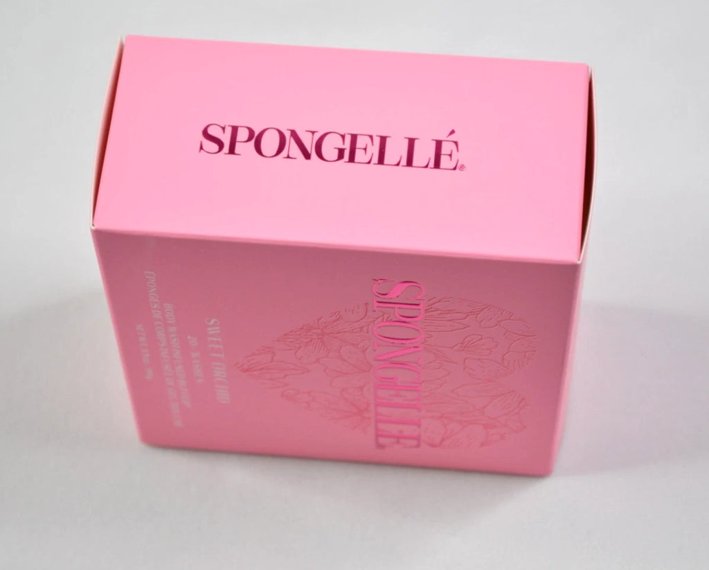 Spongelle SWEET ORCHID Infused Bath Shower Body Sponge Buffer 3.5 Oz