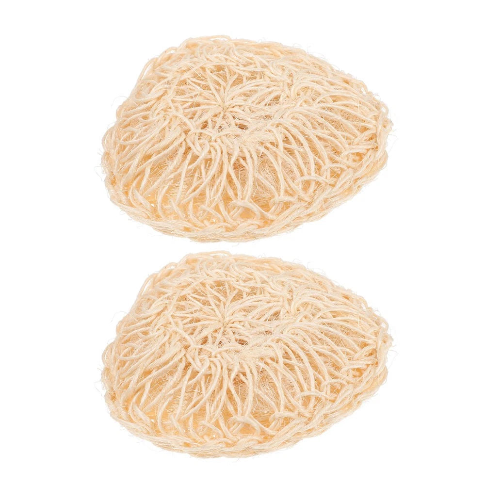 2 Pcs Sisal Bath Brush Mother Man Shower Balls Scrubber for Body