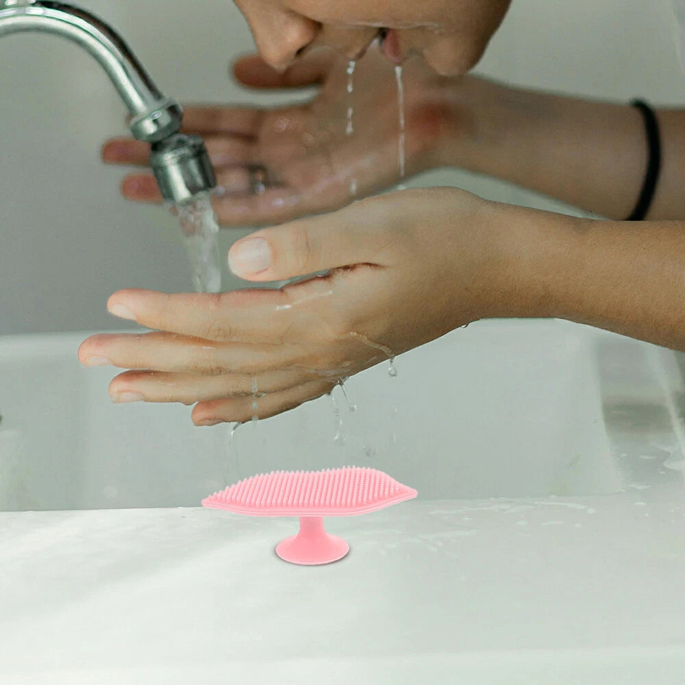 3 Pcs Silicone Cleansing Brush Baby Face Exfoliator Scrubber Cleanser