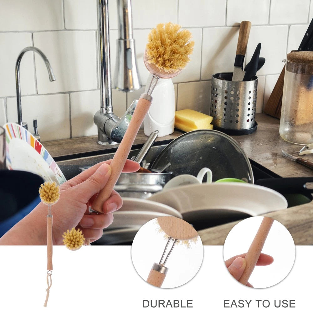 2 Pcs Cleaning Brush Long Handle Body Bathing Accessories