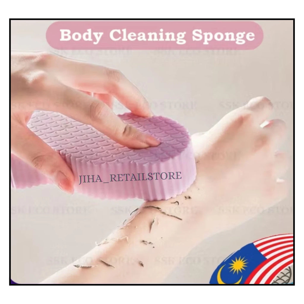 Ultra Soft Bath Shower Sponge Body Scrubber Dead Skin Remover Exfoliator