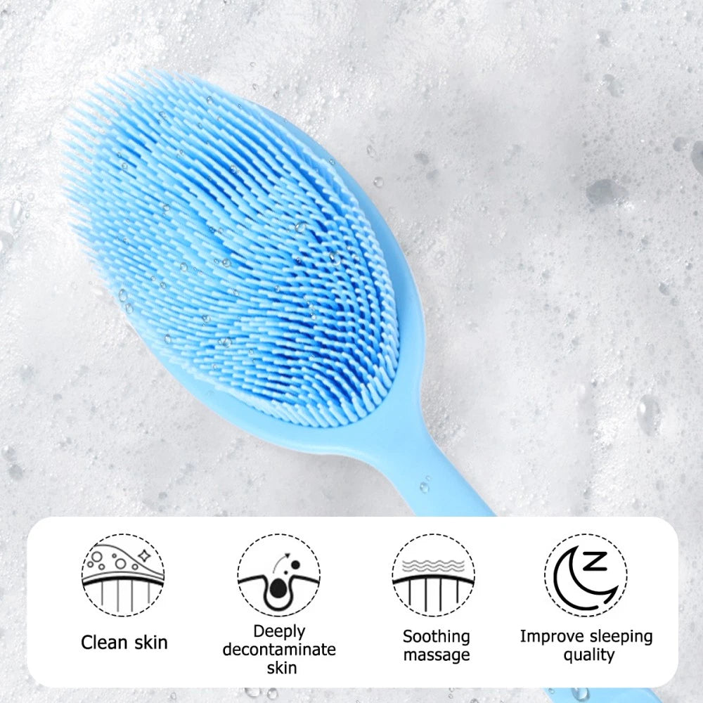 Anti-slip Body Cleaning Scrubbers Back Long Cleaning Tool for Home Bathroom