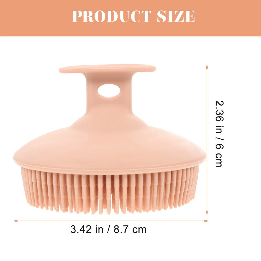 Bath Brush Exfoliating for Body Travel Soft Silicone Scrubber Shower
