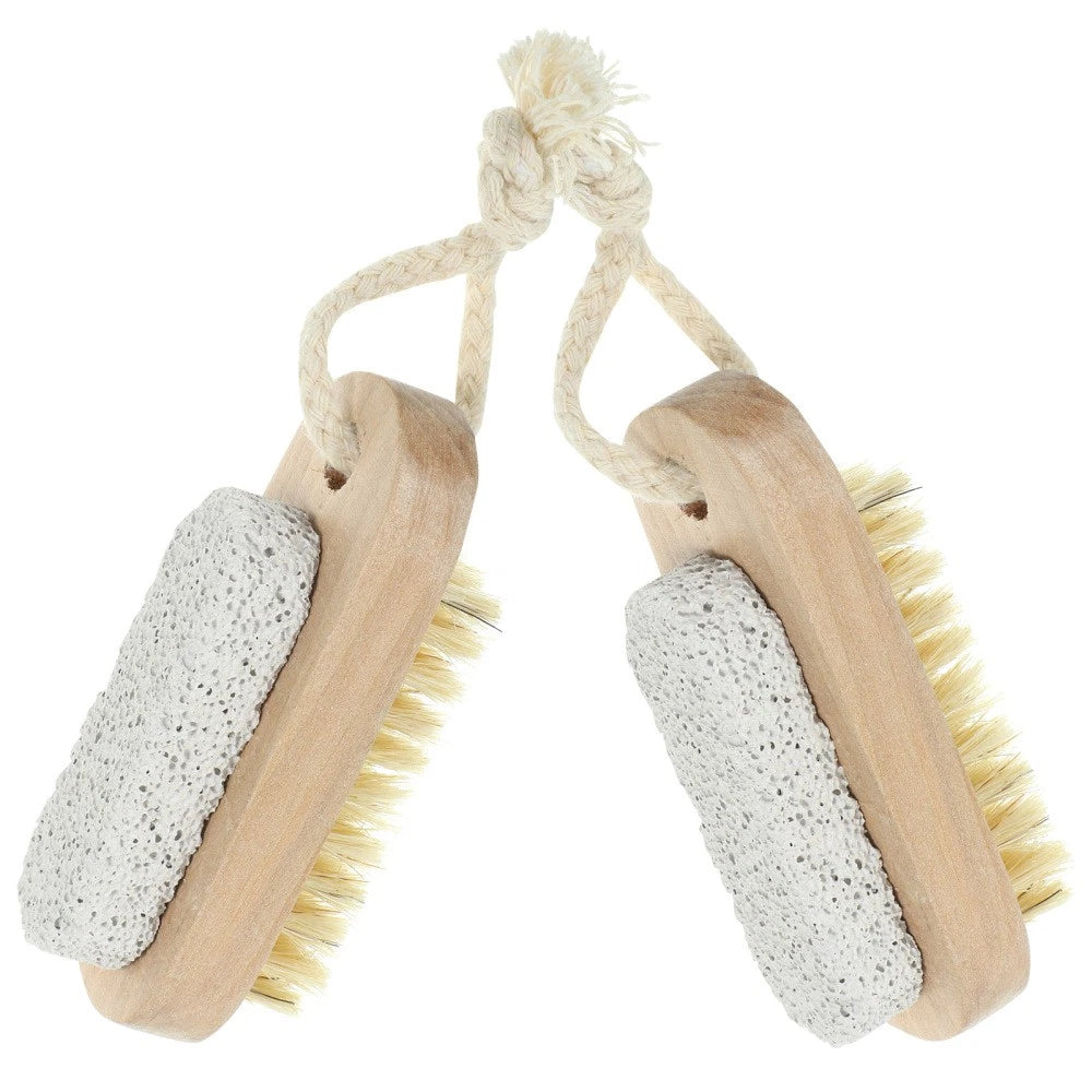 2 Pcs Double-sided Brush of Stepping Foot Scrubber Exfoliating Bath
