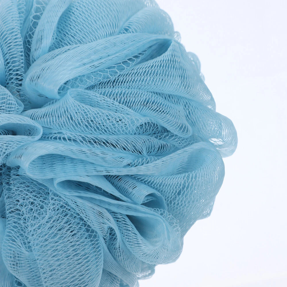 2 Pcs Long Handle Bath Brush Wooden Baby Sponge Shower Pouf Scrunchie