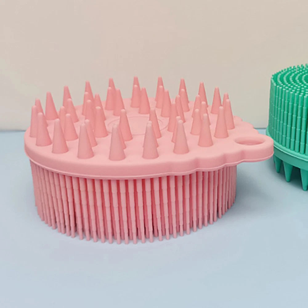 Bath Brush Baby Brushes Silicone Body Shower Cleaning Hair Scrubber