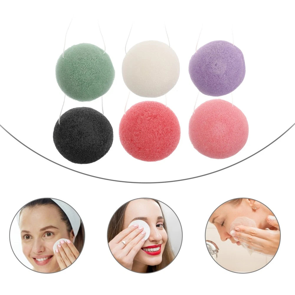 6pcs Sponges Exfoliating Face Sponges Face Sponges Cleaning