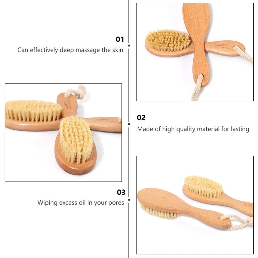 1Pc Exfoliating Shower Brush Massage Brush Practical Bathing