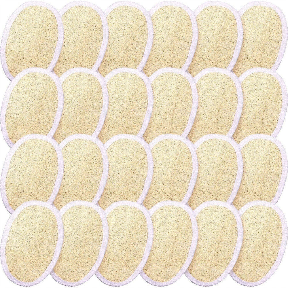 1/2/5X Biodegradable Shower Brushes Natural Loofah Exfoliating Sponge for Bath/