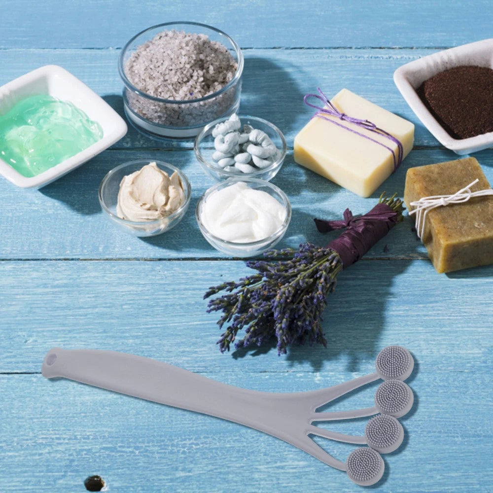 2 Pack Exfoliating Bath Brush Body Brushes for Shower Back Scrubber Men