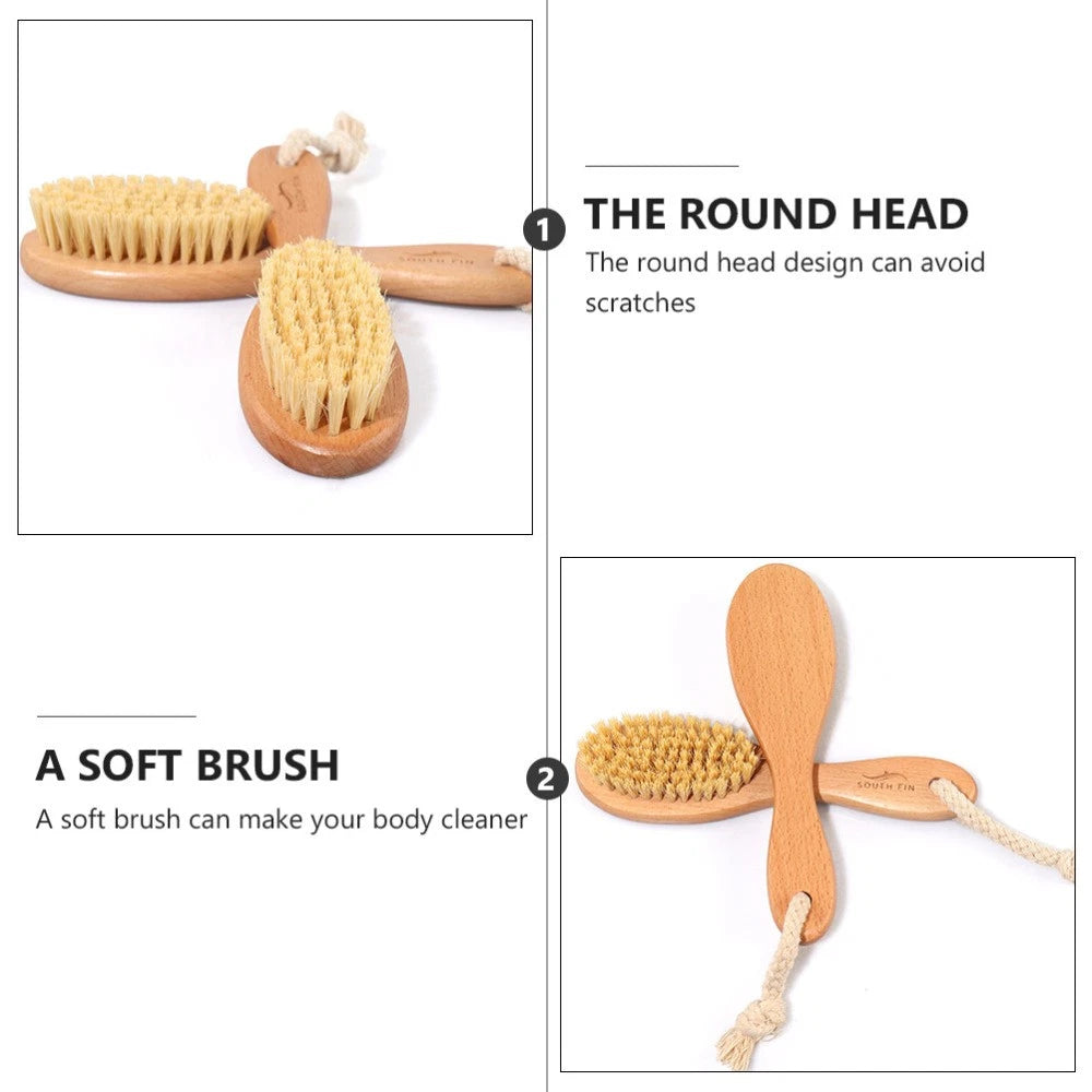 1Pc Exfoliating Shower Brush Massage Brush Practical Bathing