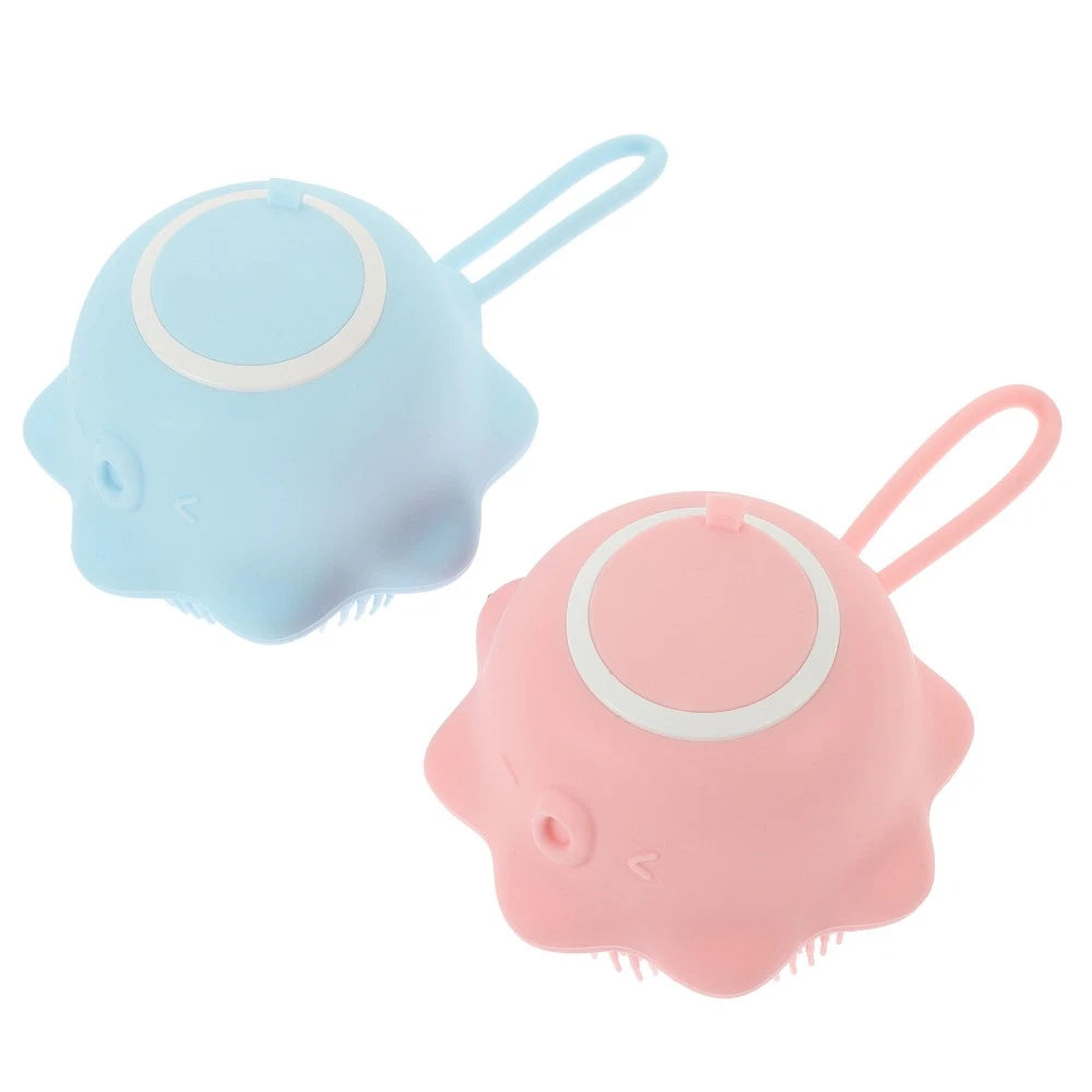 2 Pcs Bath Brush Multi-functional Exfoliating Baby Child Scrubber