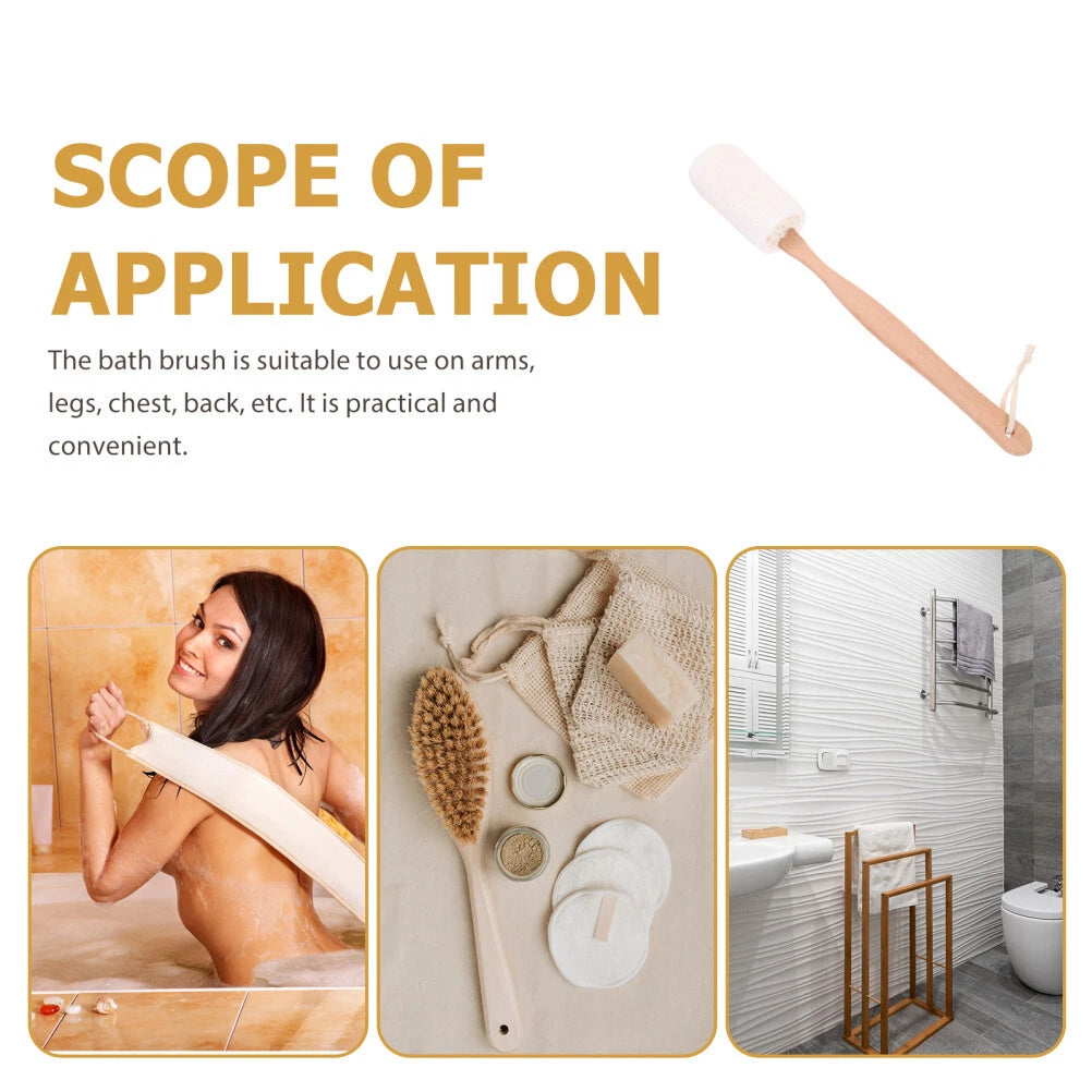 Handle Loofah Back Brush for Bathing Exfoliating Scrubber