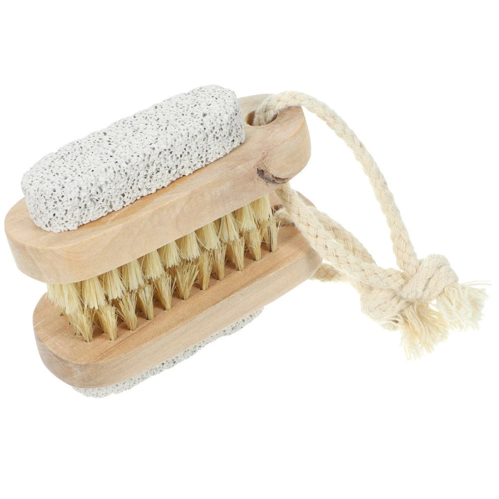 2 Pcs Double-sided Brush of Stepping Foot Scrubber Exfoliating Bath