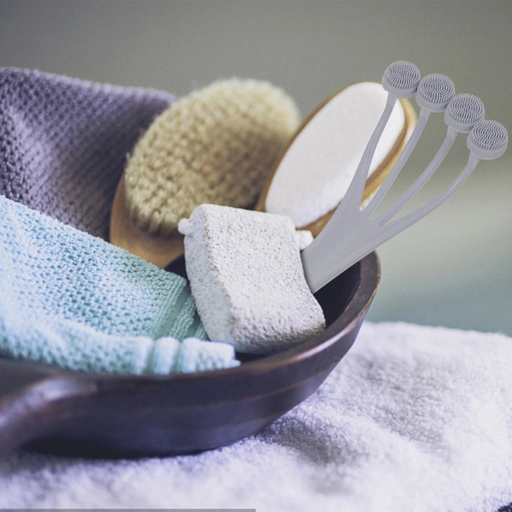 2 Pack Exfoliating Bath Brush Body Brushes for Shower Back Scrubber Men