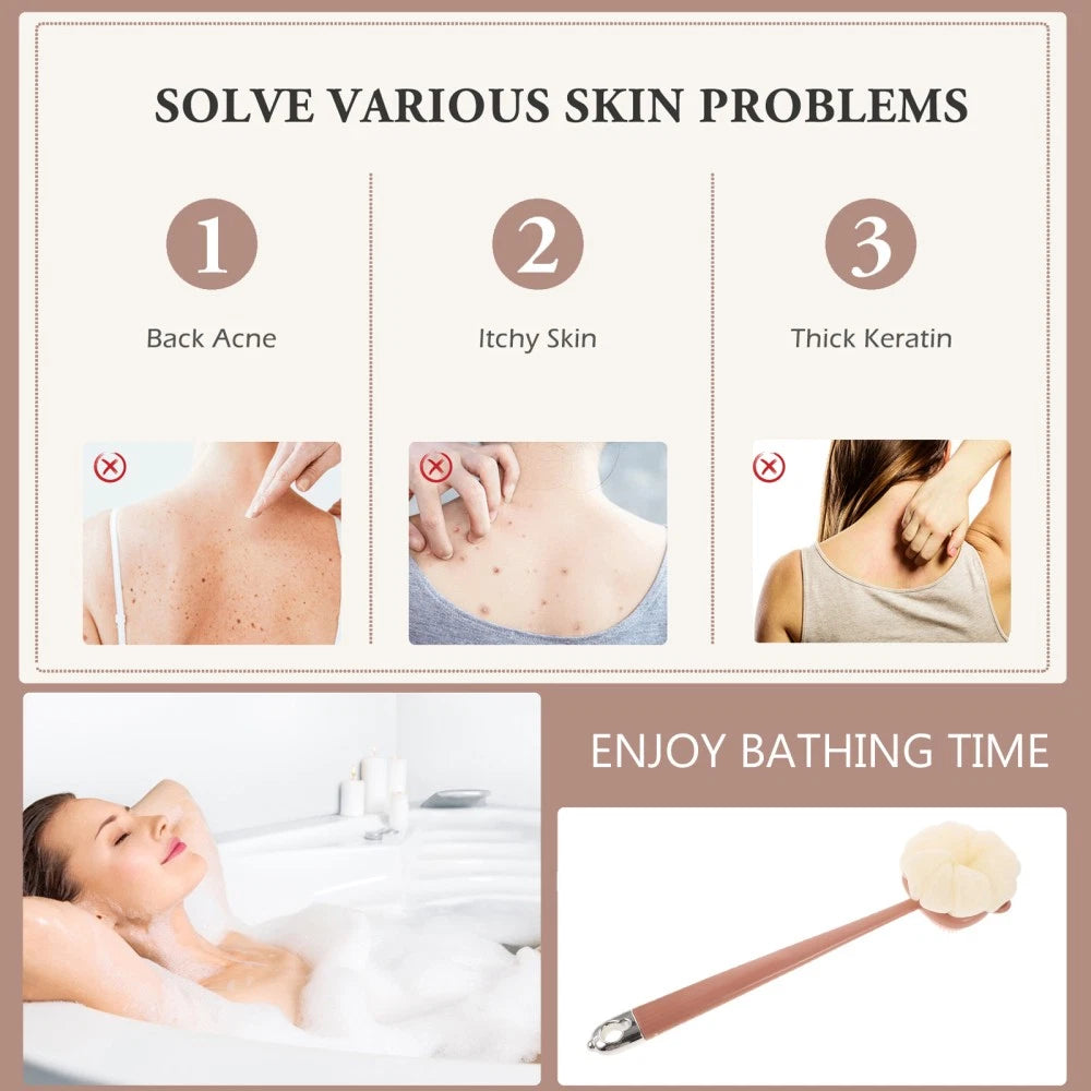 Bath Brush Dad Exfoliating Body Scrubber Scrubbers Back Shower Cleansing