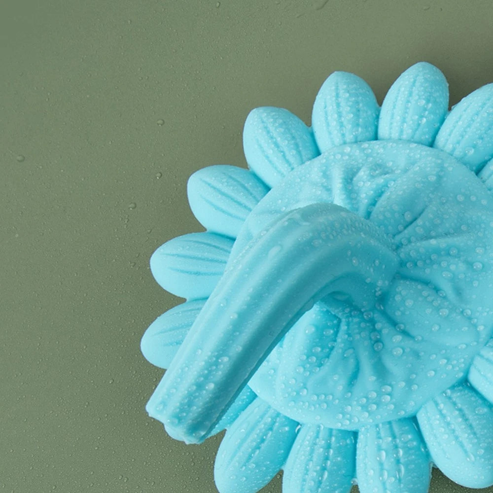 2pcs Shampoo Brush Durable Bath Brush Portable Bath Brush Back Rub Silicone