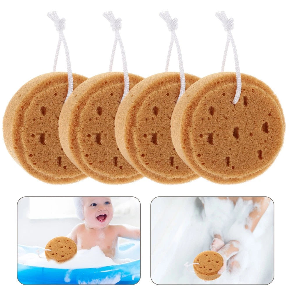 4 Pcs Bath Sponge Exfoliating Loofah Shower Scrub Scrubber for Body