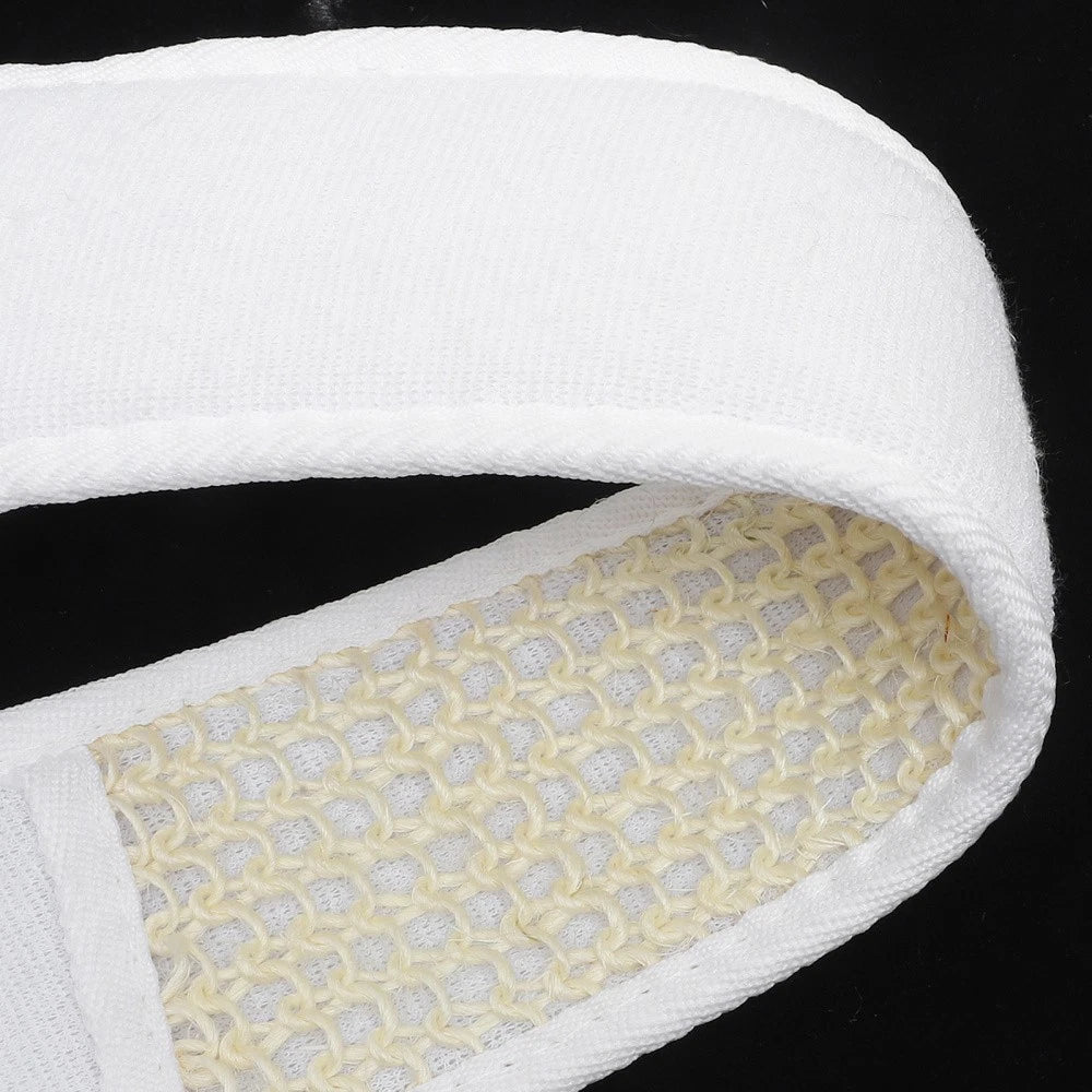 2Pcs Exfoliating Bath Scrubber Shower Back Strap Spa Long Skin Cleaning Brush