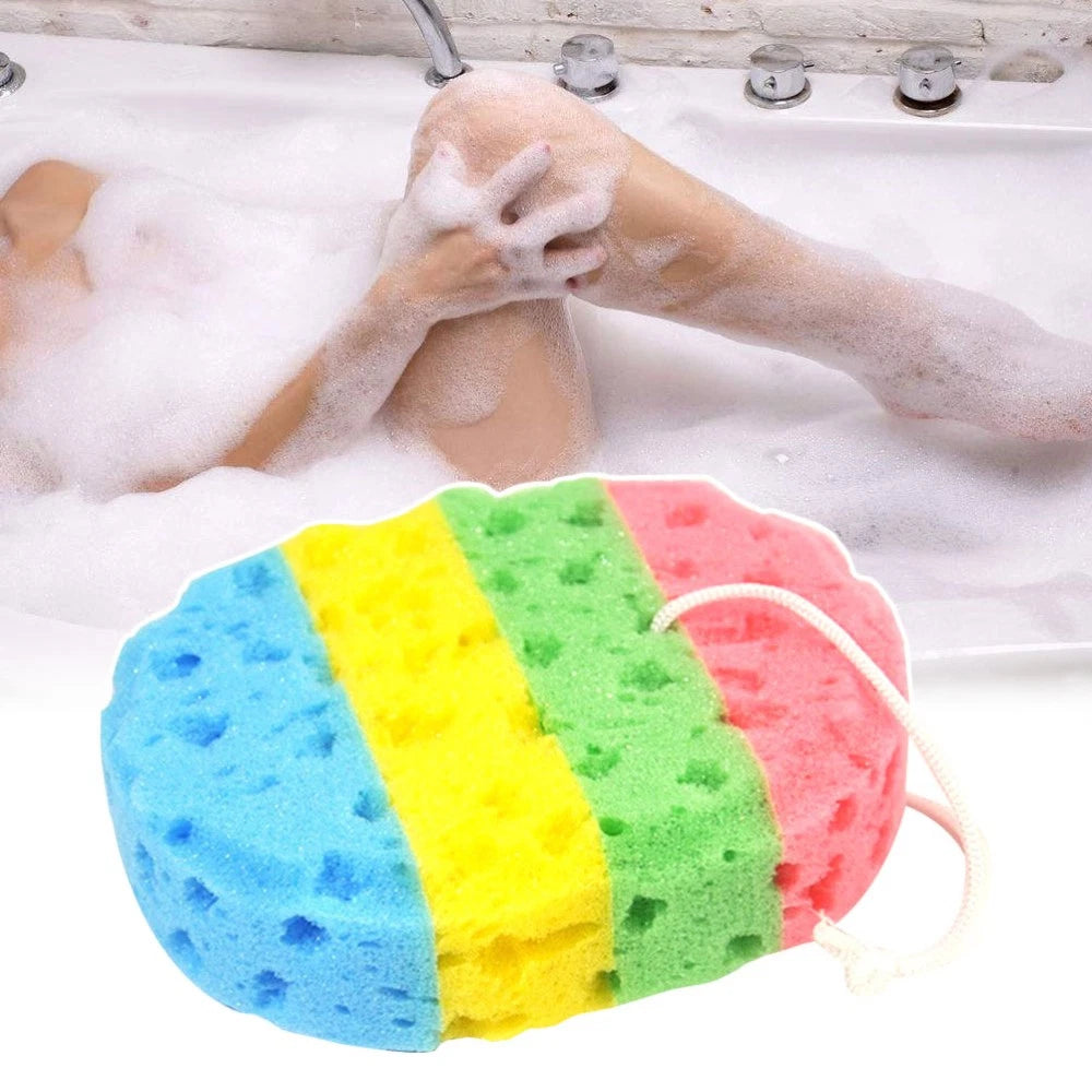 3 Pcs Bath Sponge Scrubbing Brush Sponges Scrubbers Bathing Tools