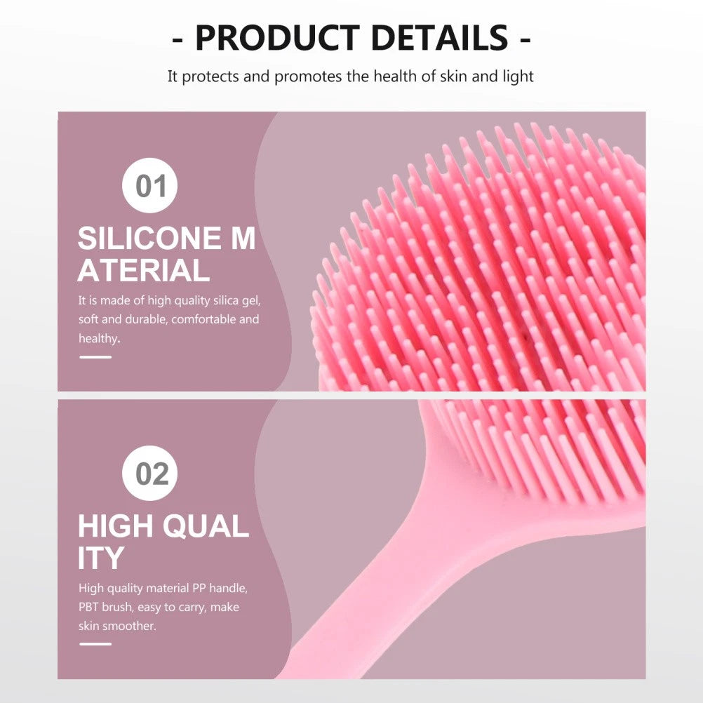 Bath Brush Man Silicone Exfoliator Back for Shower Scrubber Body