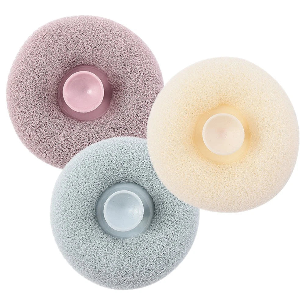 3 Pcs Bath Ball Body Exfoliator Brush Exfoliating Shower Brushes