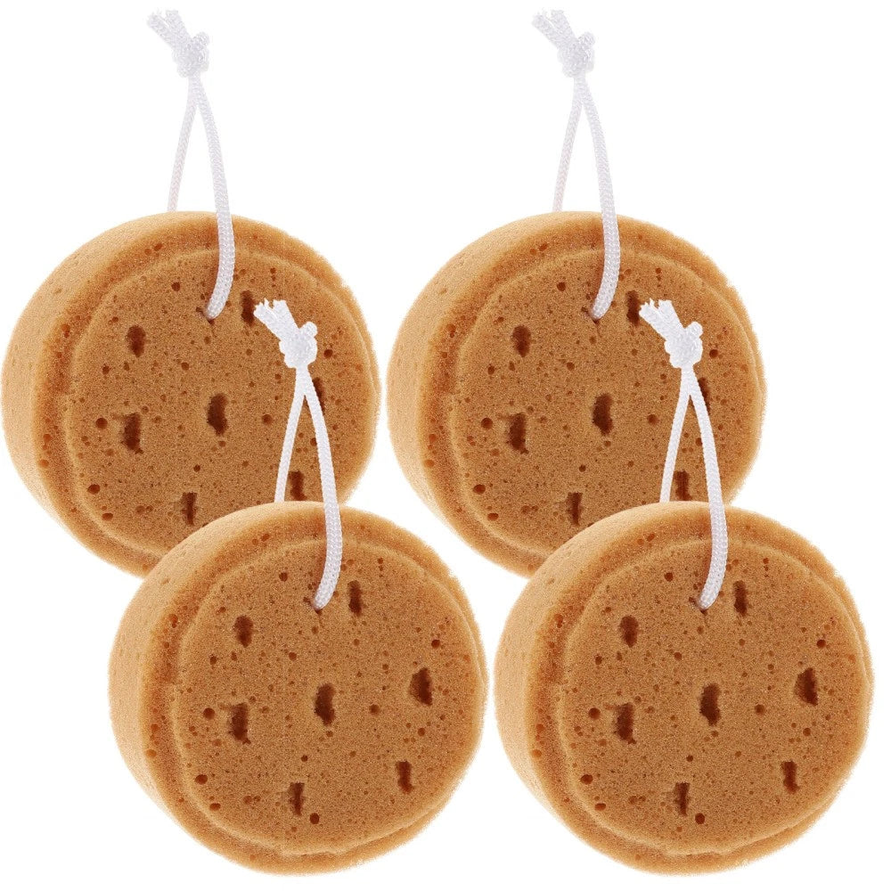 4 Pcs Bath Sponge Exfoliating Loofah Shower Scrub Scrubber for Body