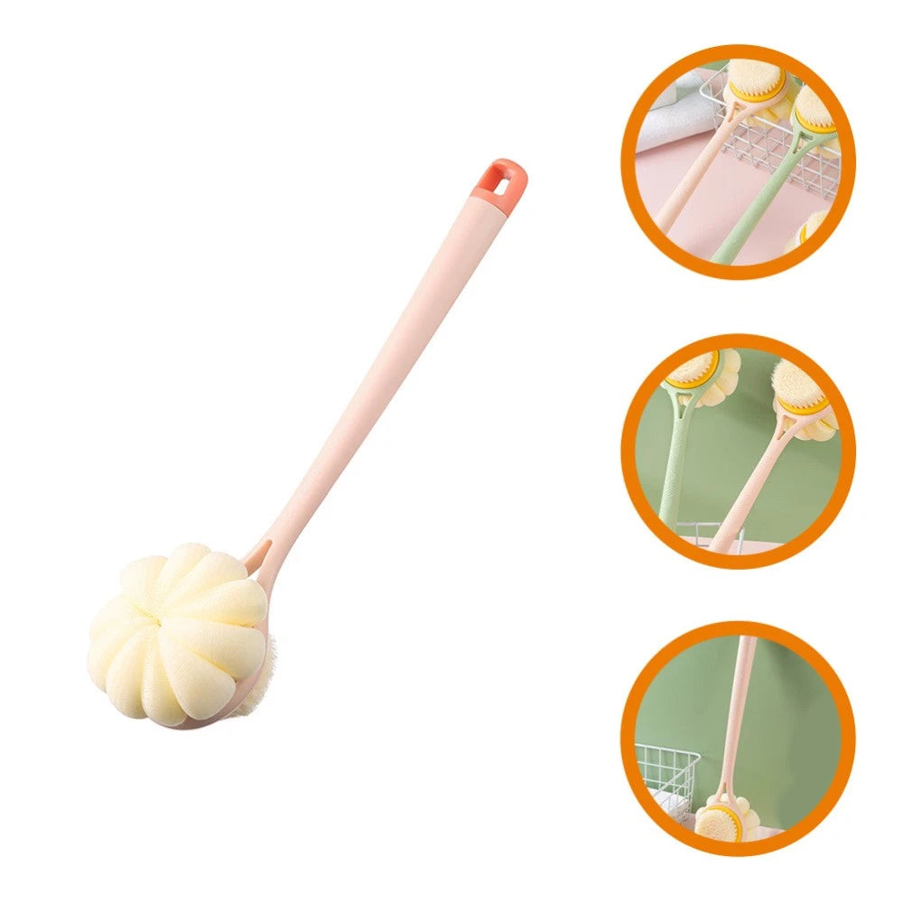 Bath Brush Exfoliating Back Scrubber with Handles Body Exfoliator