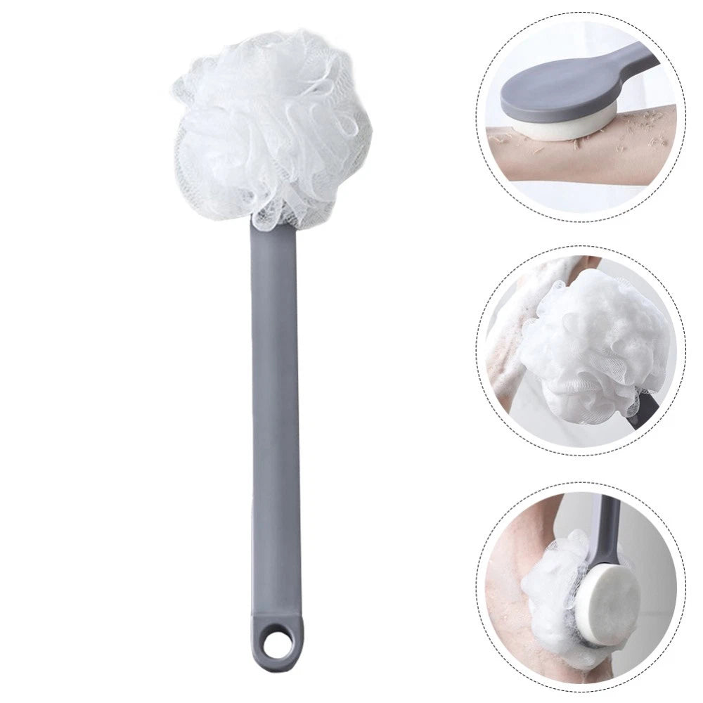 Long Handle Bath Brush Body Exfoliator Scrubber Handled Shower for